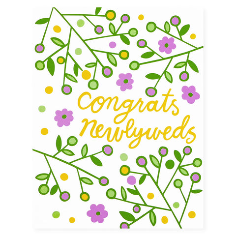 The Good Twin Newlyweds Wedding Card 