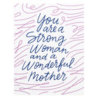 The Good Twin Strong Woman Mother's Day Card 