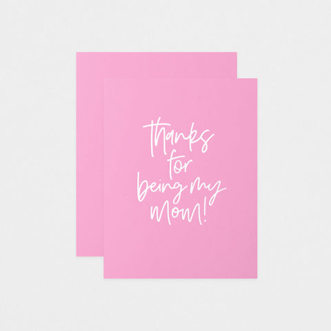 The Social Type Thanks Mom Mother's Day Card 