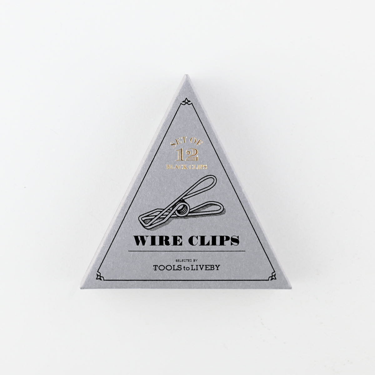 TOOLS to LIVEBY Black Wire Clips Box of 12 