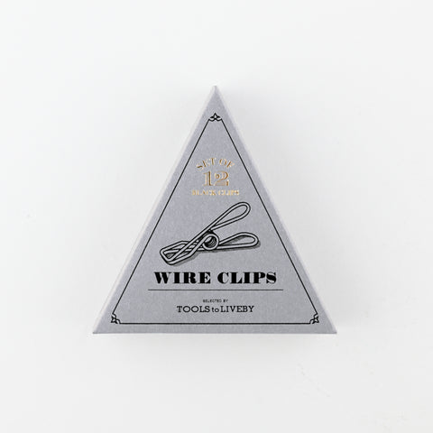 TOOLS to LIVEBY Black Wire Clips Box of 12 