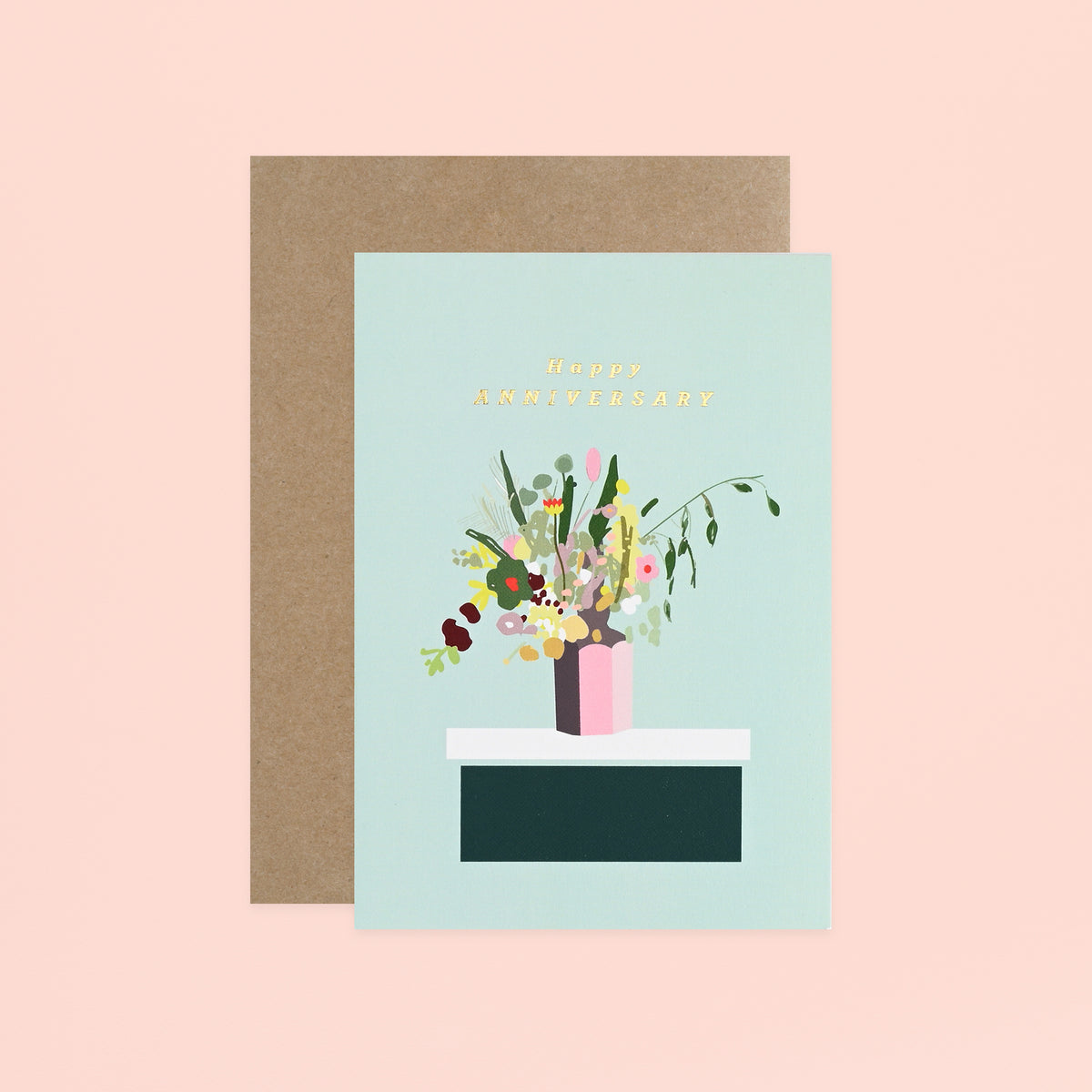 Type And Story Happy Anniversary Card 