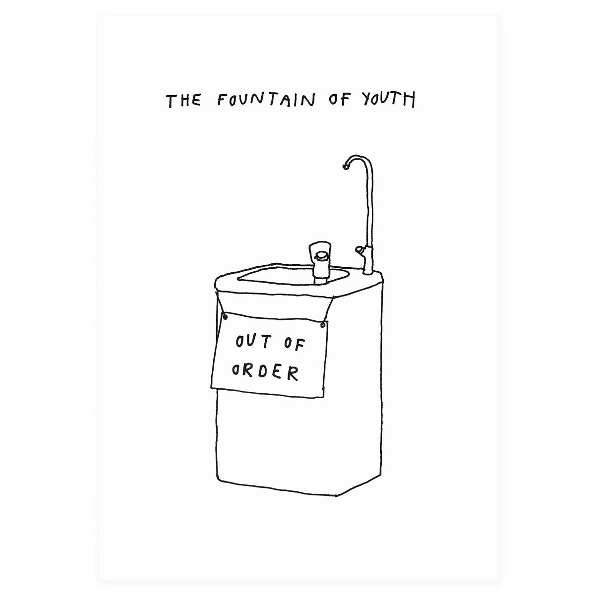 Good Things Fountain Of Youth Birthday Card 