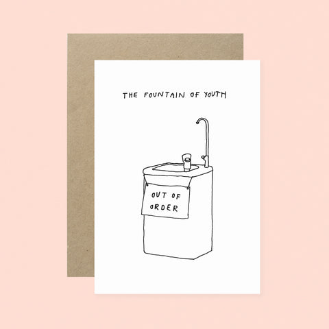 Good Things Fountain Of Youth Birthday Card 