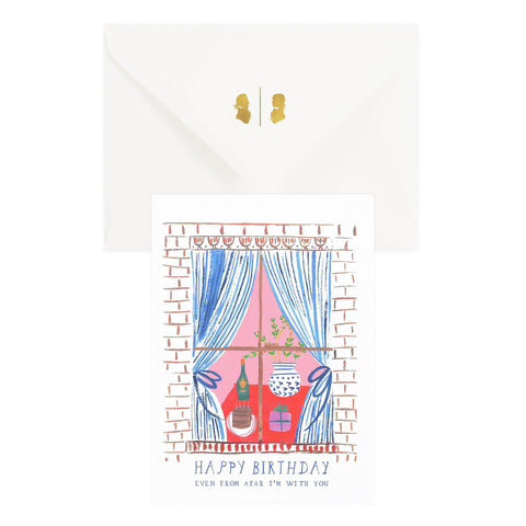 Mr. Boddington's Studio Window Party Birthday Card 