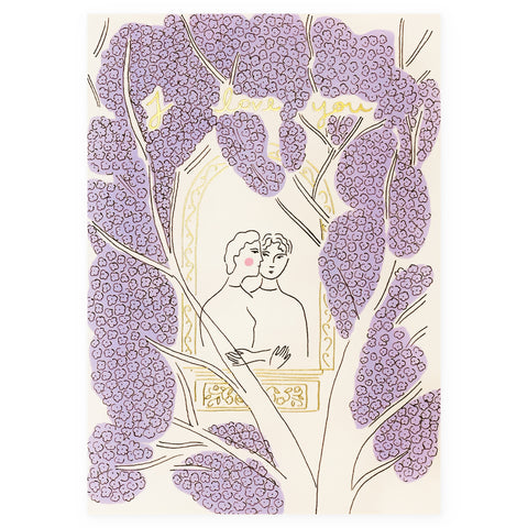Wrap Love Blossoms Greeting Card 
