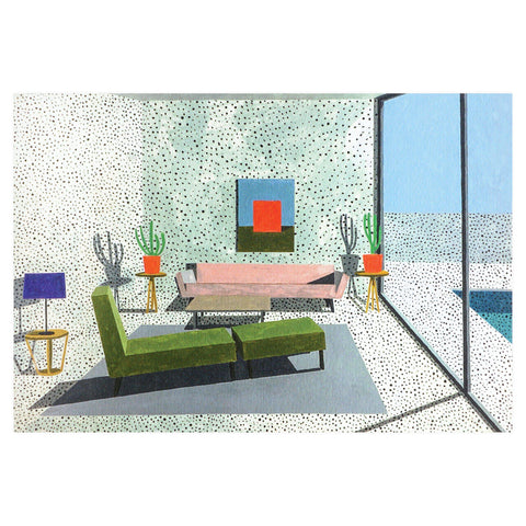 Wrap Interior 4 Art Greeting Card 