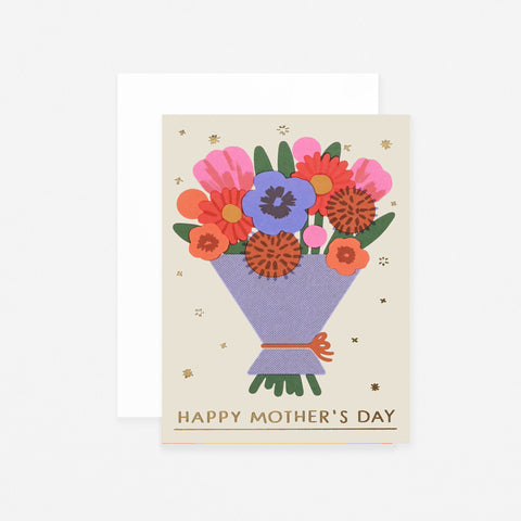 Wrap Mother's Day Bouquet Card 